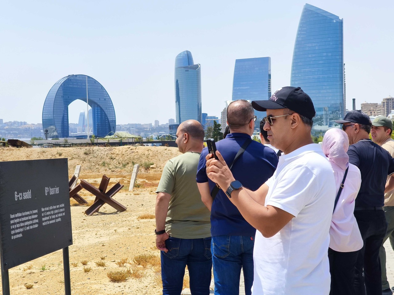 Mərakeşli jurnalistlər ölkəmizdə səfərdədir - FOTOLAR